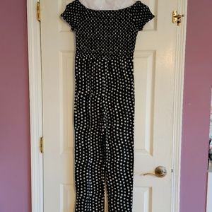 Adorable Girls Polka Dot Romper 12/14